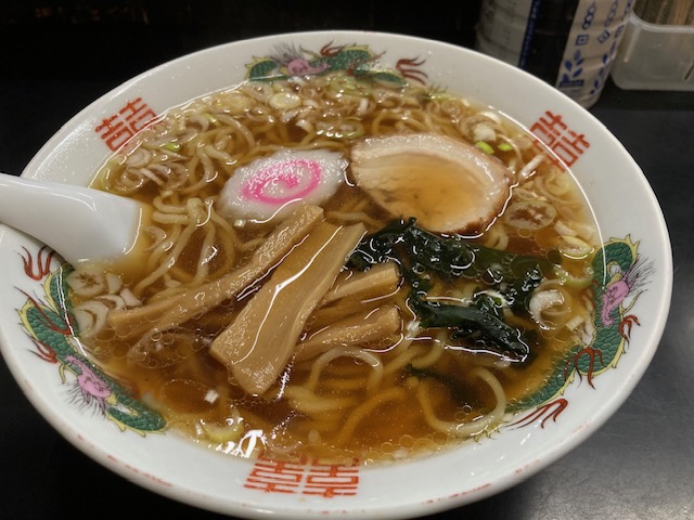 ふじ食堂のラーメン