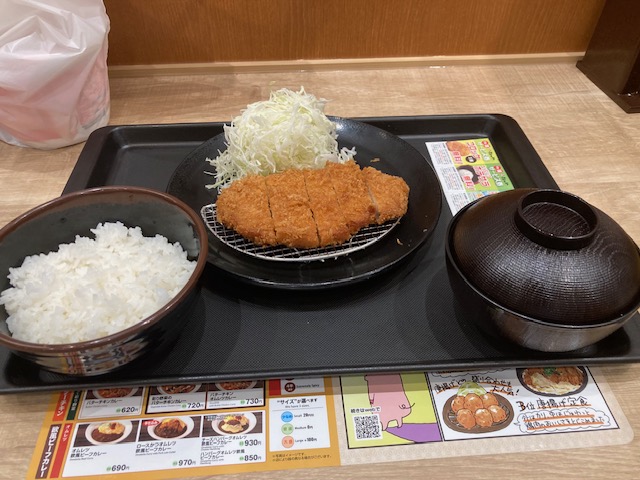 松のやのロースかつ定食