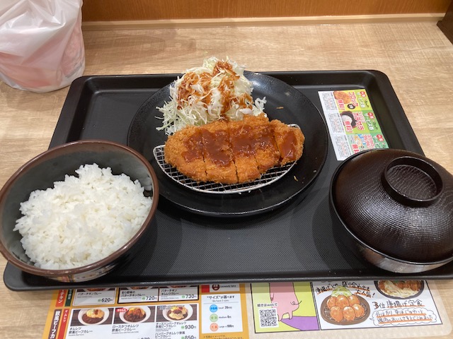 松のやのロースかつ定食