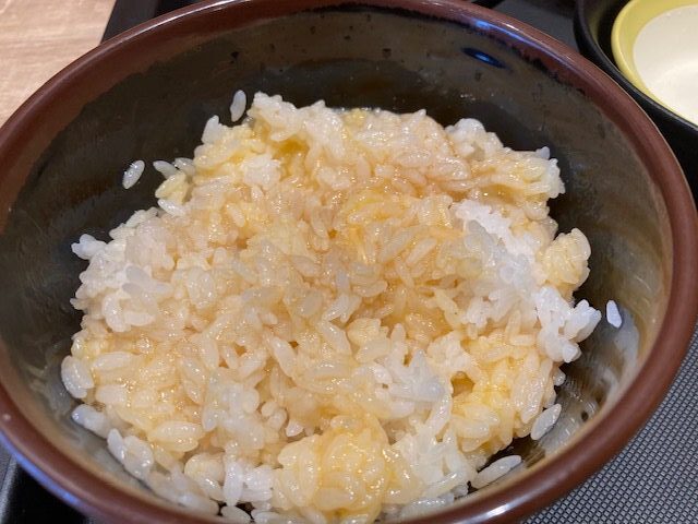 松のやの玉子かけごはん定食