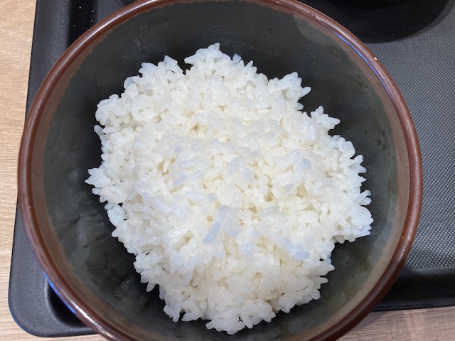 松のやの玉子かけごはん定食（お新香）