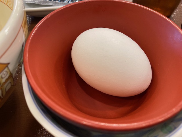 すき家のたまかけ朝食のたまご