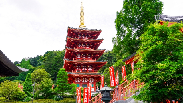 高幡不動尊金剛寺の五重塔